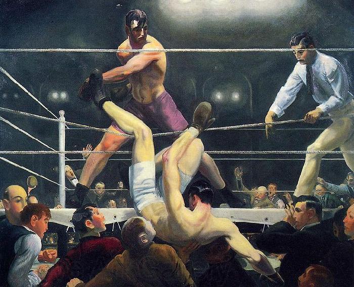 George Wesley Bellows Dempsey and Firpo Germany oil painting art